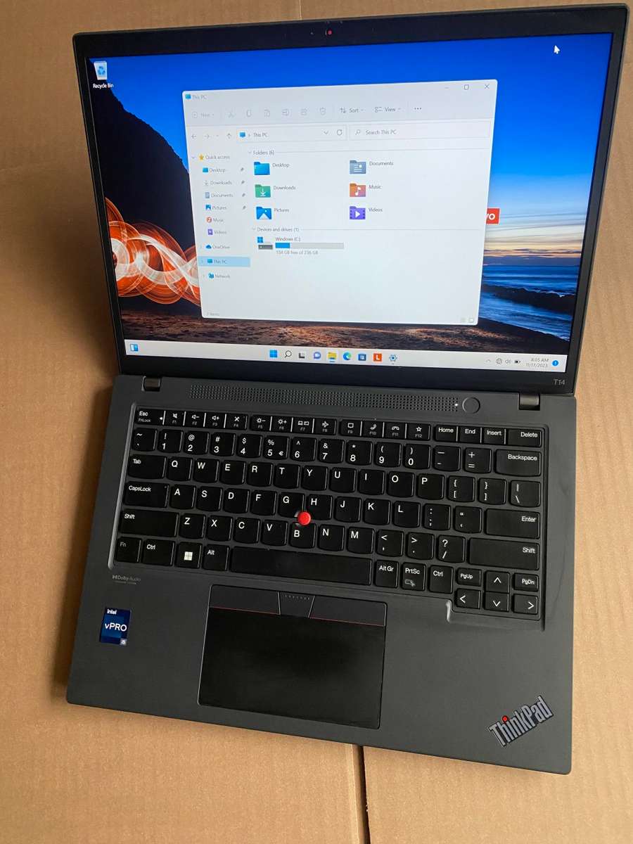 12 TH GEN LENOVO THINKPAD T14*14`*CORE i5-1235U*8 GB RAM*256 GB SS*WINDOWS 11 PRO 64-BIT OS